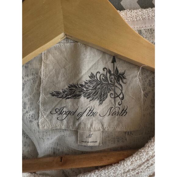 Angel of the North Beige Textured Sweater Size M - Picture 3 of 6